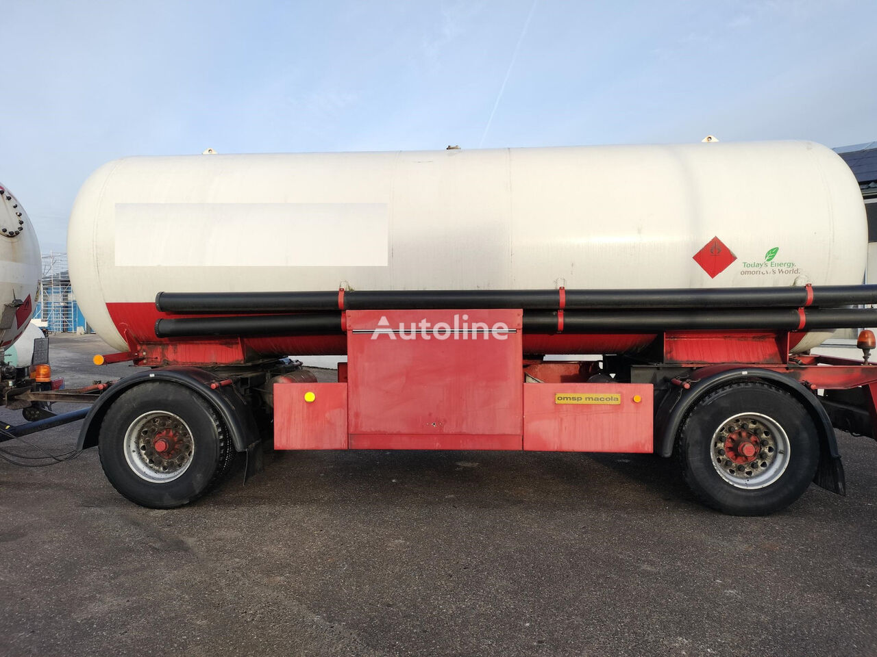 OMSP Macola Tanktrailer 20.200 Liter lpg tanktilhenger for drivstoff