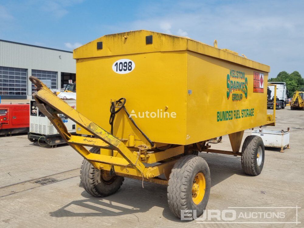 remorque citerne de carburant Twin Axle Drawbar Bunded Fuel Bowser, Petrol Pump