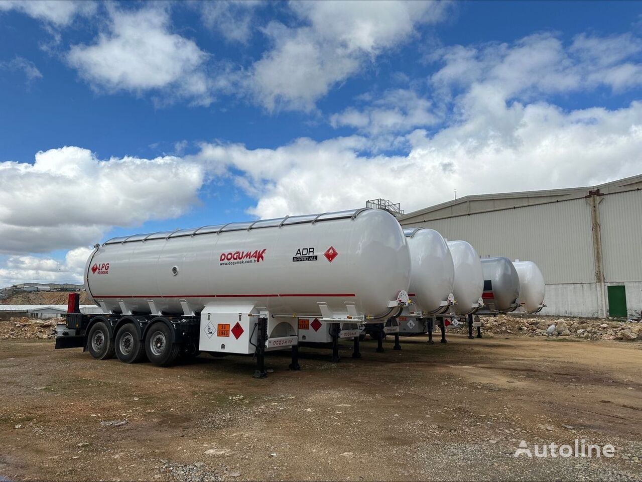 新しいDoğumak ADR LIGHT SEMI-TRAILER gaz tankeri römork ガスタンクセミトレーラ