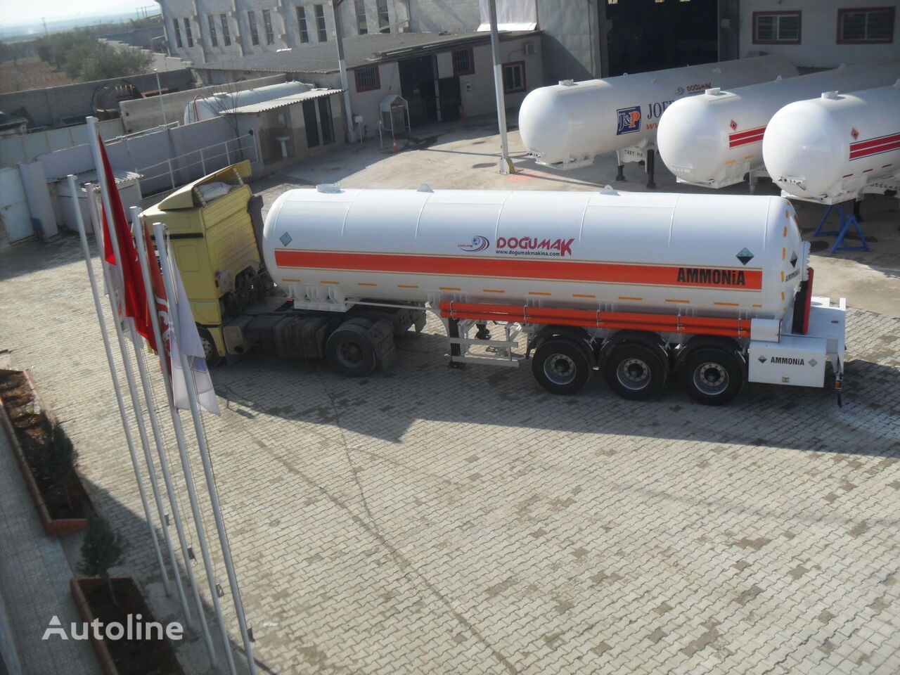 semi-remorque citerne de gaz Doğumak FOR ANHYDROUS AMMONIA TRANSPORTATION neuve