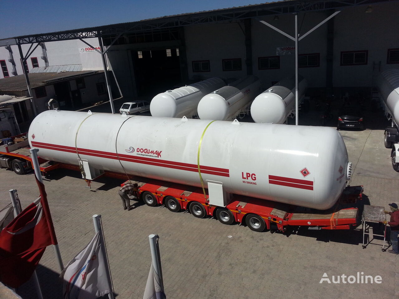 新しいDoğumak Yeni Lpg Storage Tank 115m3 gaz tankeri römork ガスタンクセミトレーラ