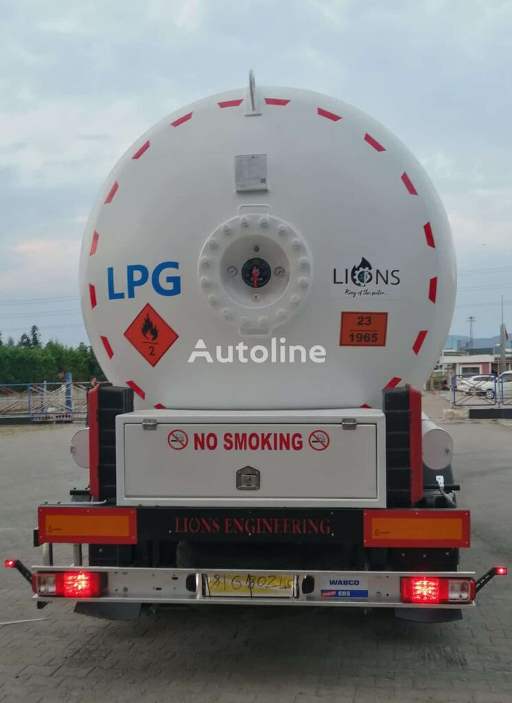 신품 가스 탱크 세미 트레일러 LPG Bütan Propan Semi trailer Storage tank Lions Engineering