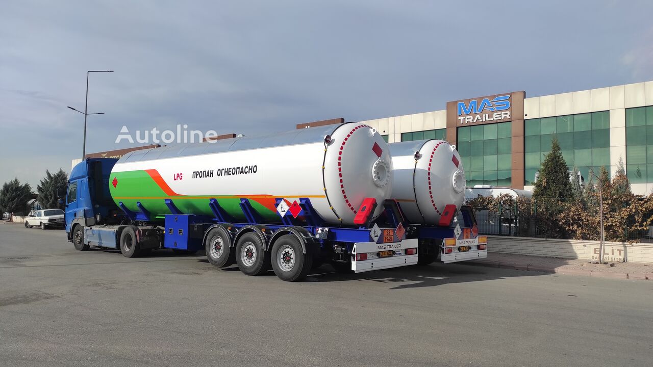 جديد صهريج نصف مقطورة لنقل الغاز Mas Trailer Tanker 2025 Model LPG Transport -4