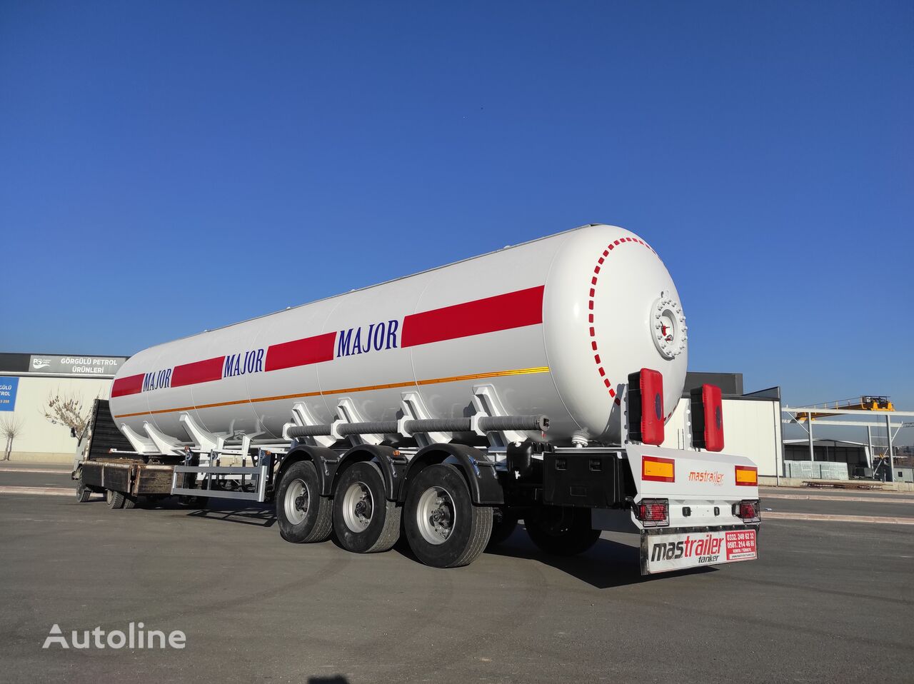 semi-reboque cisterna a gás Mas Trailer Tanker 57 m3 LPG Tanker Semi Trailer From Manufacturer novo