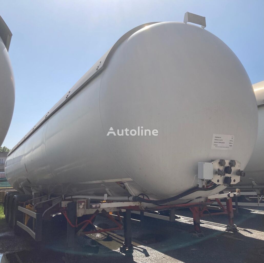 semirimorchio cisterna gas OMSP MACOLA 1999 TANK GAS LPG/GAZ/GPL/GAS 25 BAR ABS 55.000 L+ADR