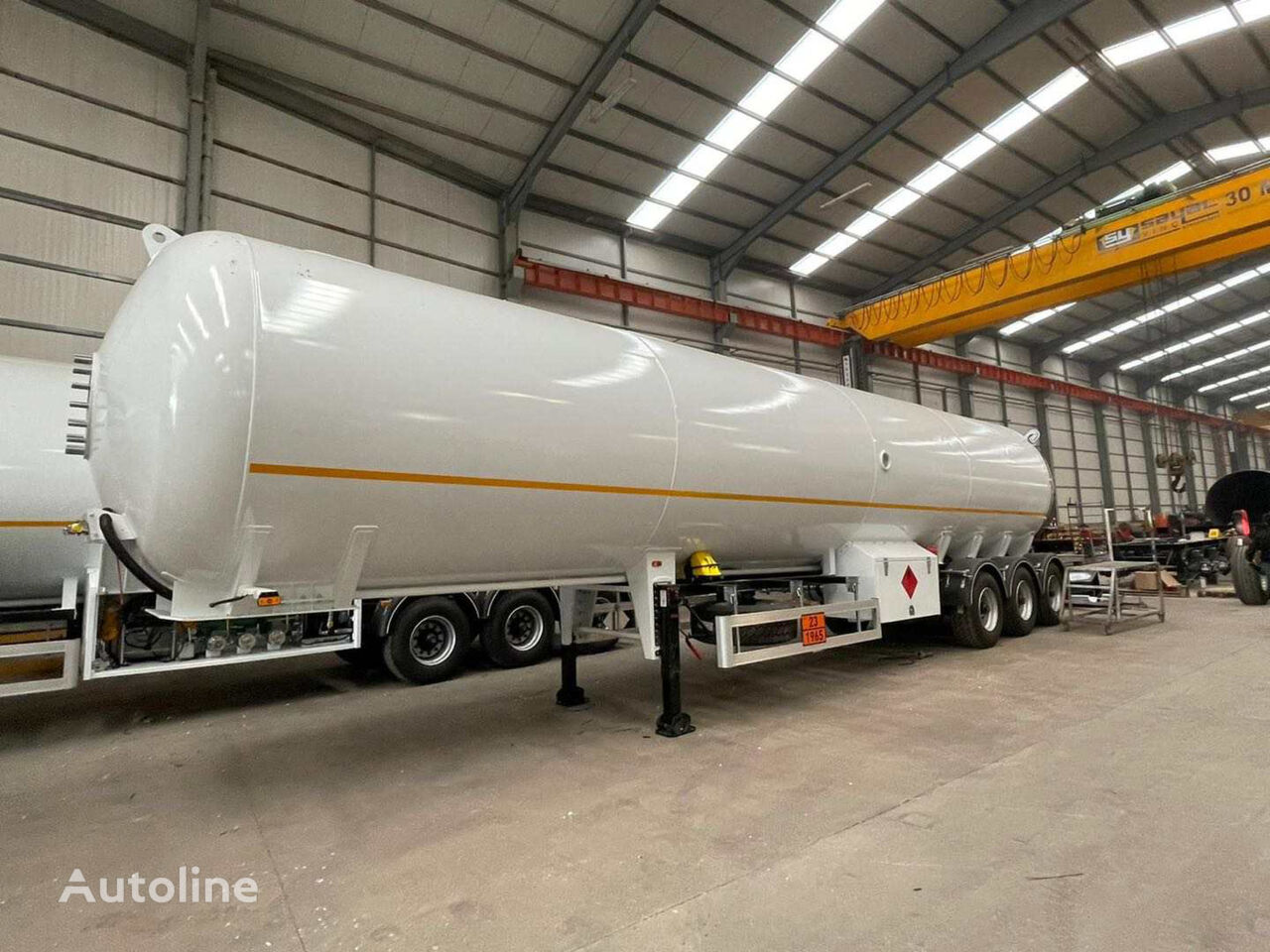 new 3 axles LPG tank semitrailer gas tank trailer