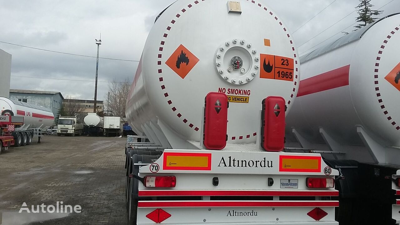 nowa cysterna gazowa Altinordu PRODUCER SINCE 1972,3 AXLE 12 TYERS 60 M3 LPG/GPL/GAS ROAD TANKE