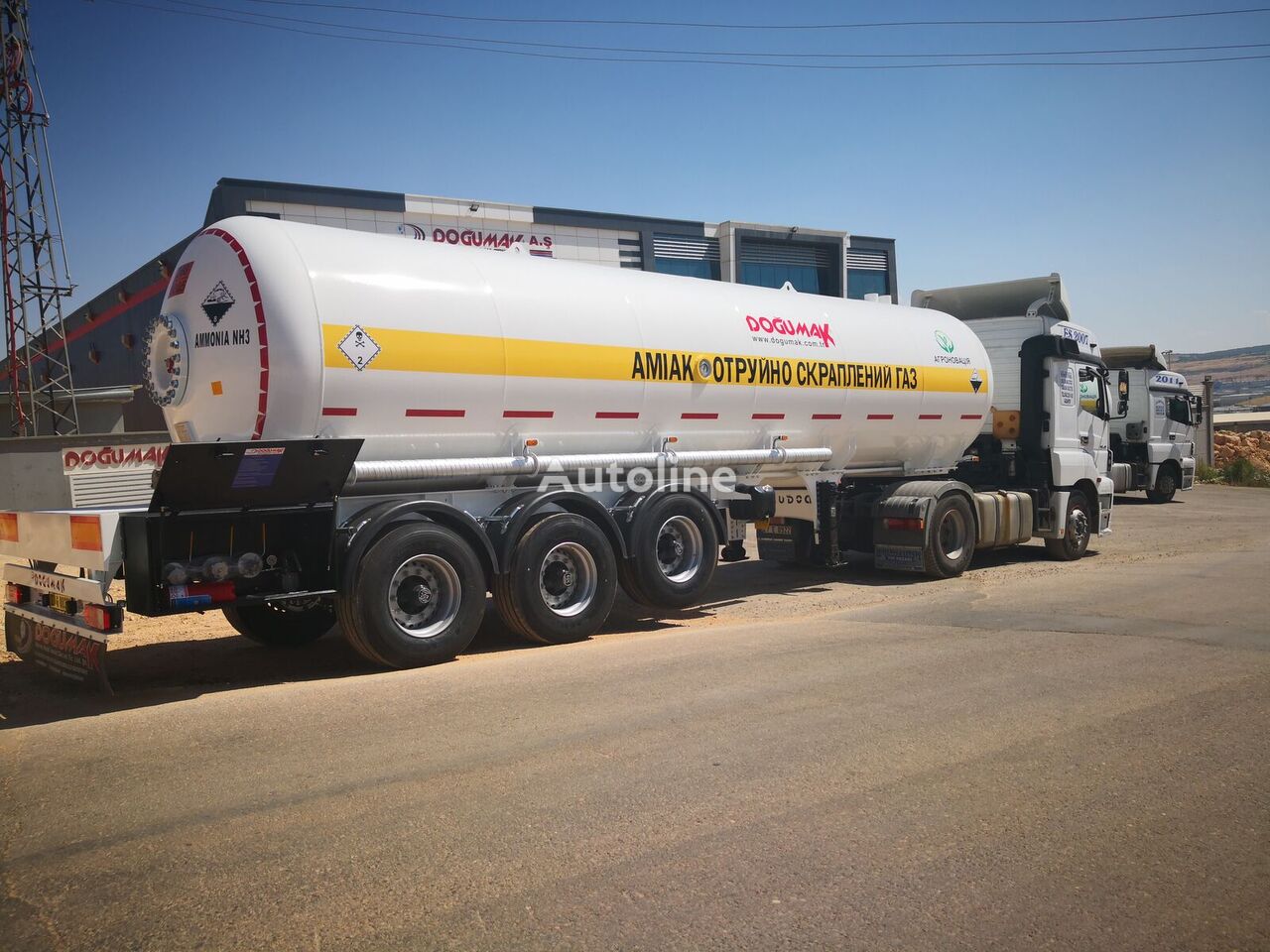 neuer Doğumak AMMONIA NH3 SEMI - TRAILER Gastankauflieger