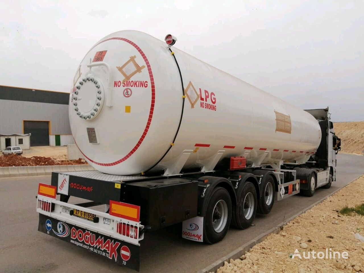 جديد عربة الصهريج لنقل الغاز Doğumak LPG Semi Trailer New Desing ADR