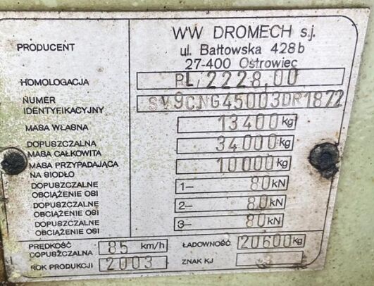 citerne de gaz Dromech CNG-45