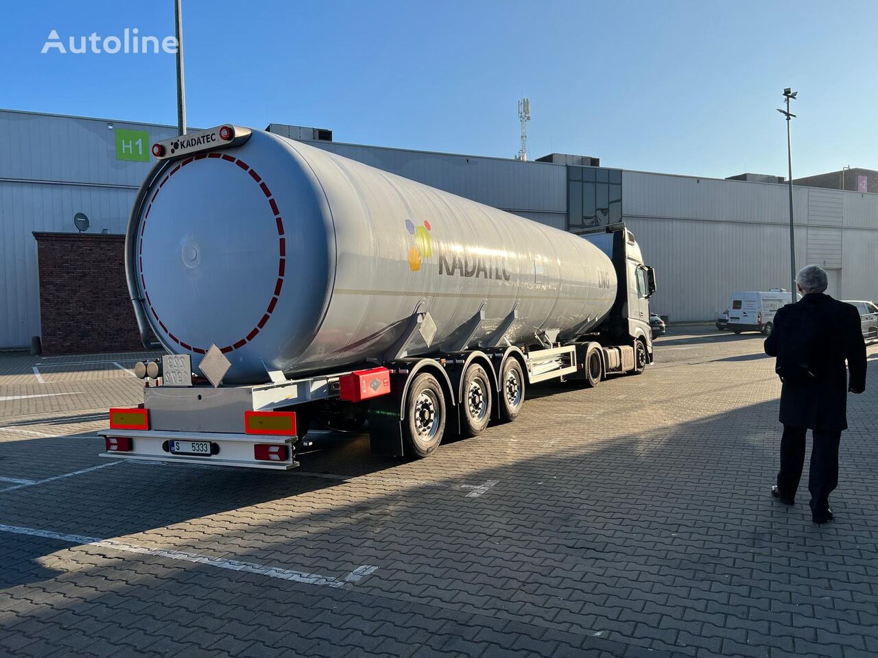 jauns LNG CRYOGENIC semi-trailer KADATEC s.r.o gāzes cisterna