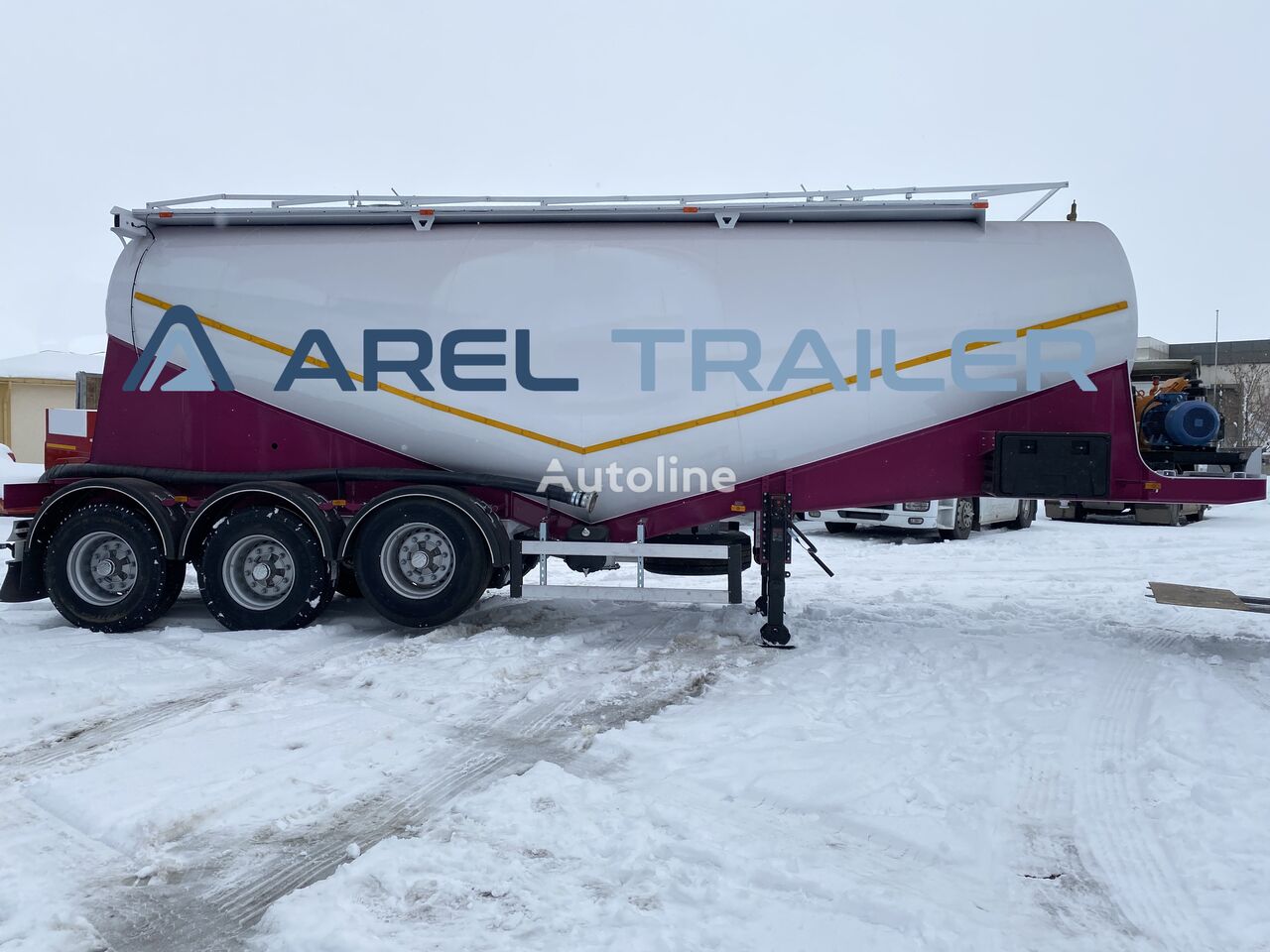 cisterna de silo Arel Trailer V TYPE SILO BULK CEMENT SEMI TRAILER CUSTOMIZE novo