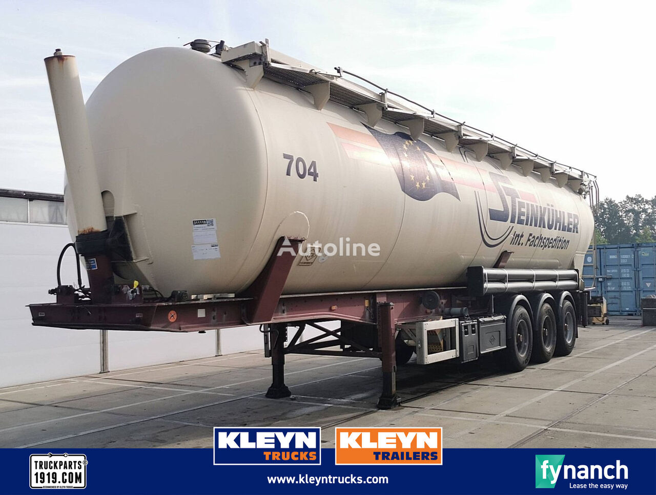 Feldbinder KIP 60.3 silo tank trailer