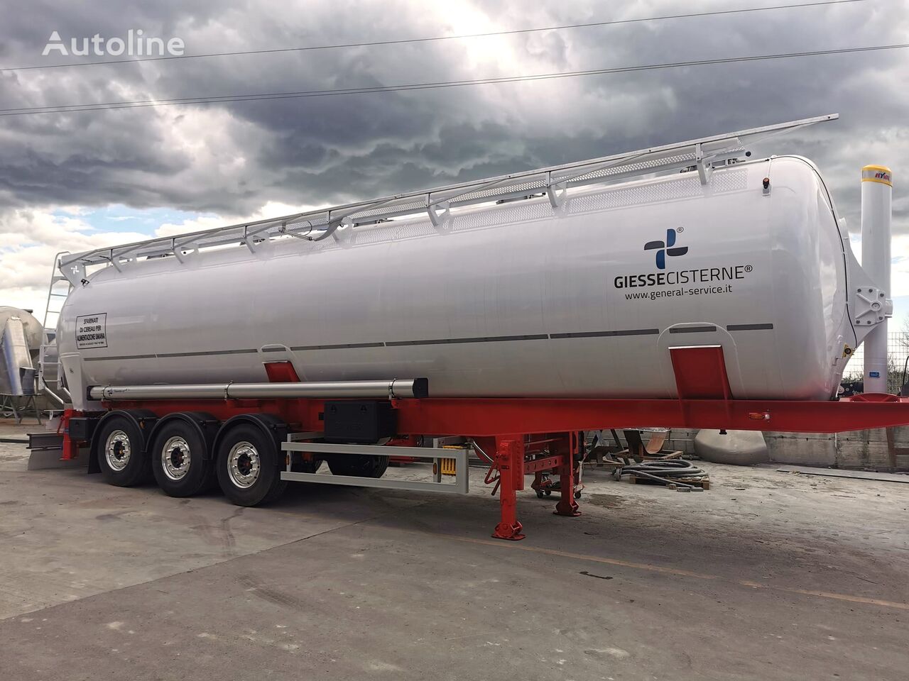 nieuw Giesse CR 60 L silo tankoplegger