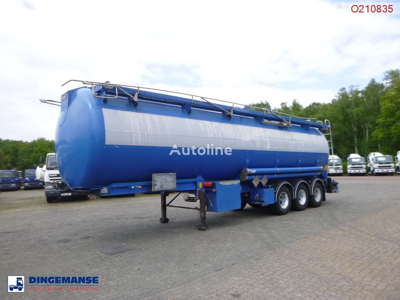 cisternă siloz LAG L.A.G. Powder tank alu 55 m3 (tipping) + ADR