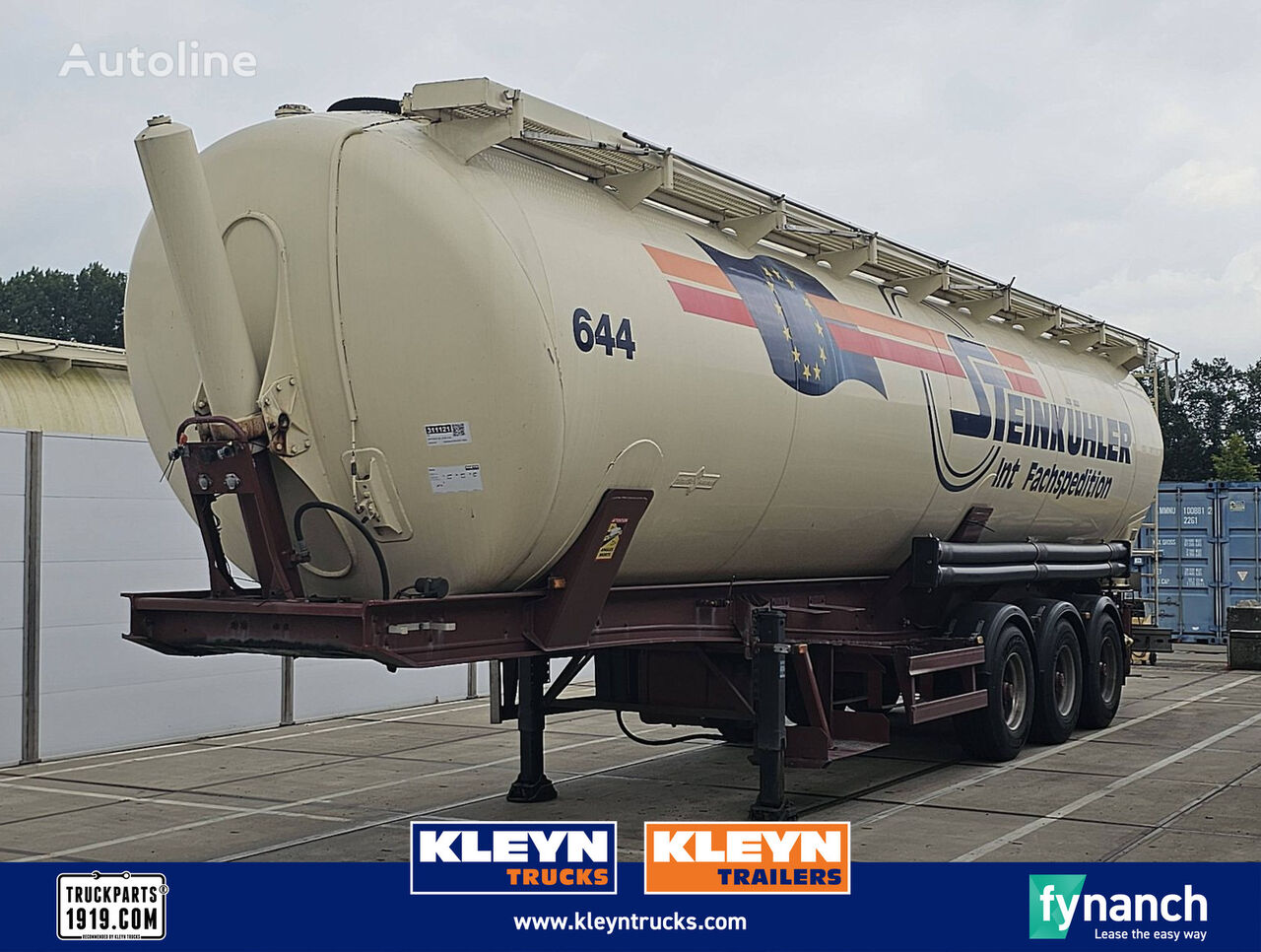 Spitzer SK 2760 CAL silo tank trailer