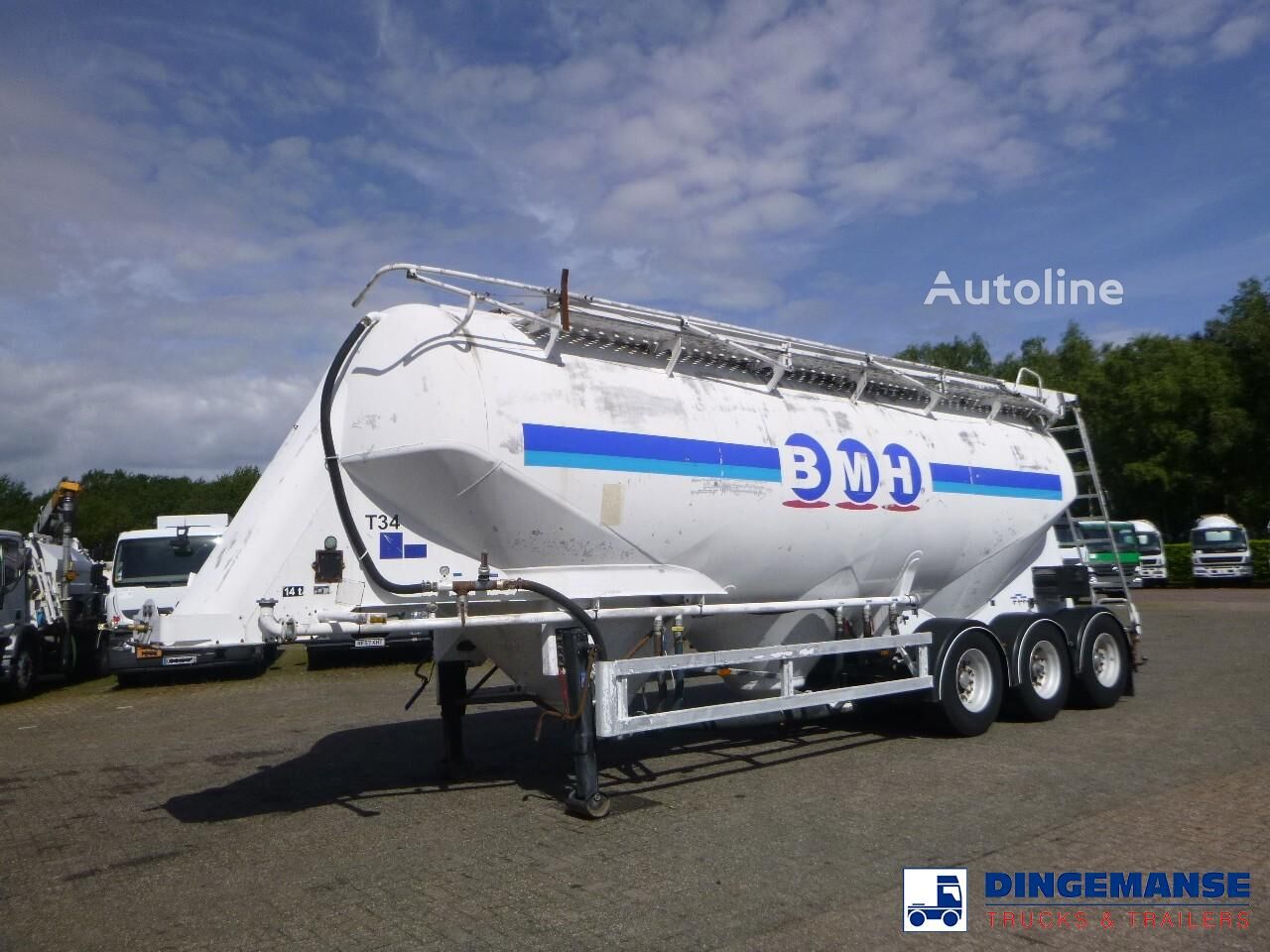 Купить цистерну силос ZVVZ Powder tank alu 40 m3 / 1 comp | Autoline KZ Цистерна силос ZVVZ Powder tank alu 40 m3 / 1 comp - Autoline