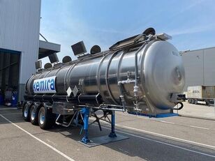 Burg 16-27- Z | 3 axle coated stainless steel tank trailer |28600 ltr poluprikolica autocisterna