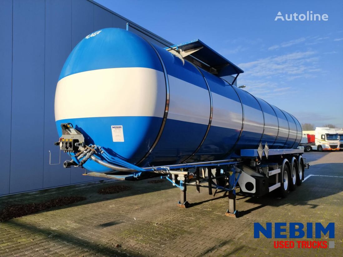 полуприцеп автоцистерна LAG O-3-39 T Tank trailer - 32.000ltr