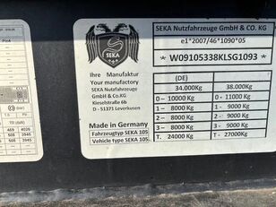 Prodaja Seka 105 26.000 liter Liquid furtilizer / Ad-Blue / pump / APK nieuw poluprikolica autocisterne - Slika 21 | Autoline BA Seka 105 26.000 liter Liquid furtilizer / Ad-Blue / pump / APK nieuw poluprikolica autocisterna | Slika 21 - Autoline