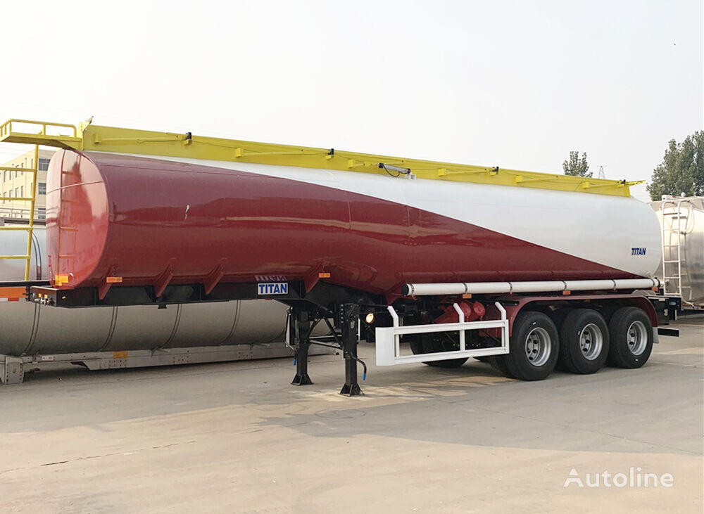 nový autocisterna náves TITAN Price of Oil Tanker Truck Trailer Cost for Sale - Y