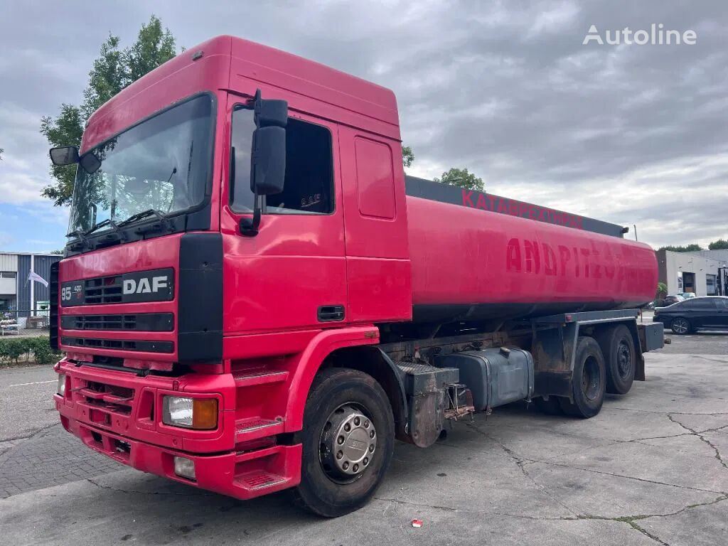 DAF 95.400 ATi 6X2 MANUAL GEARBOX + VOITH RETARDER - 19.300L - 6 COM tankbil lastebil