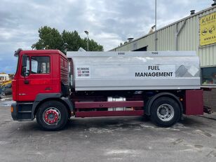 camion-citerne MAN 18.264 F2000 Fuel Tank Truck 13.580L Manual Gearbox Good conditi