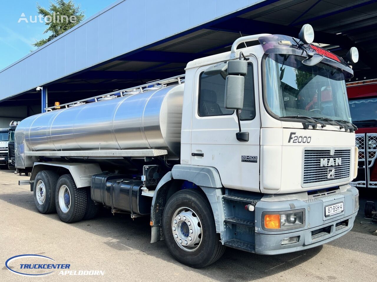 camion autocisterna MAN 26.403 Manuel, Retarder, Reduction axle, 14250 liter