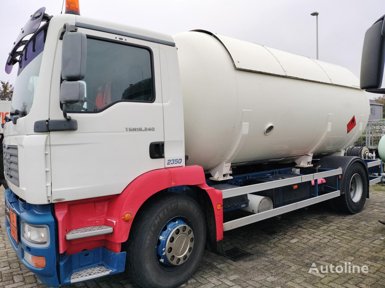 MAN TGM 18.240 4x2 -19000L Gas tank truck tartálykocsi teherautó