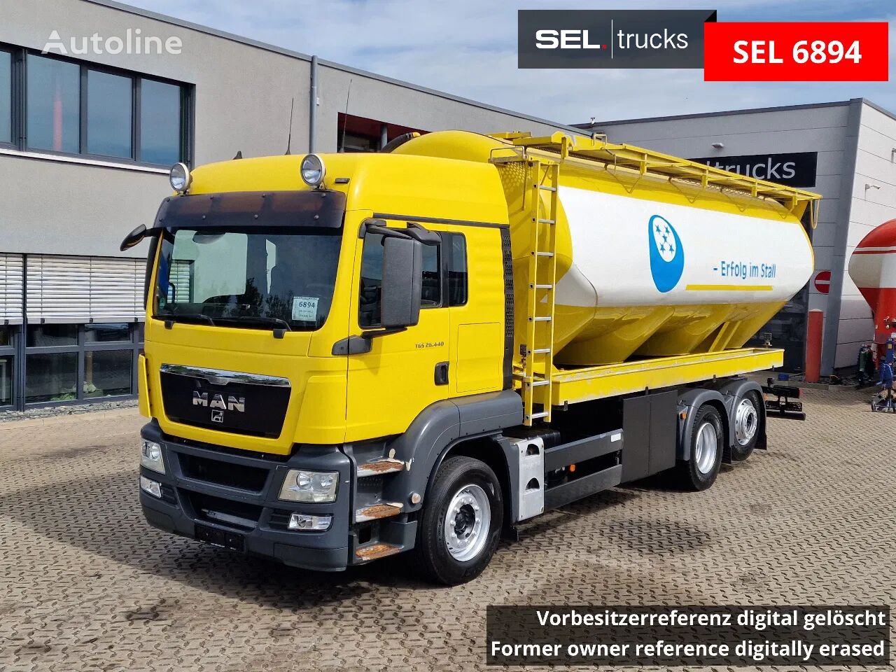 MAN TGS 26.440 6X2-2 LL Kompressor / 4 Kammern / 32.000 l / Lenkachs camión cisterna