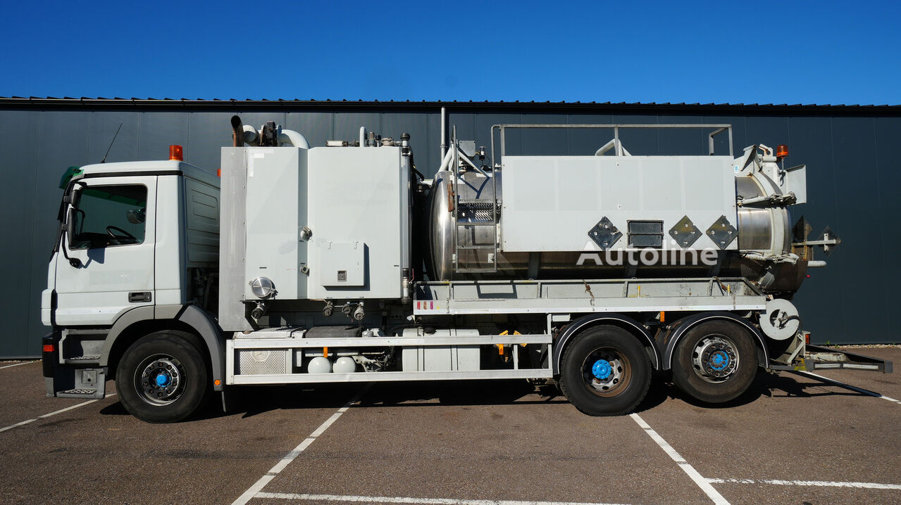 شاحنة الصهريج Mercedes-Benz ACTROS 2541 6x2 Vacuum high pressure tank - Autoline