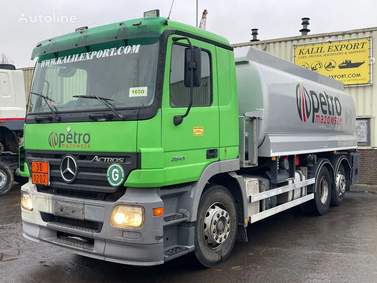 Mercedes-Benz Actros 2541 MP2 Fuel Tank Truck 20.400 Liters 6x2 V6 EPS Good Co tanker truck