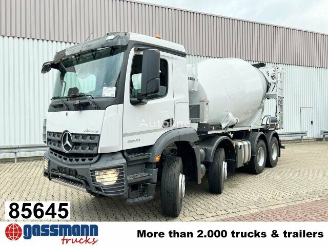 camion autocisterna Mercedes-Benz Arocs 3240 B 8x4/4, Liebherr HTM 905 Mischer ca nou