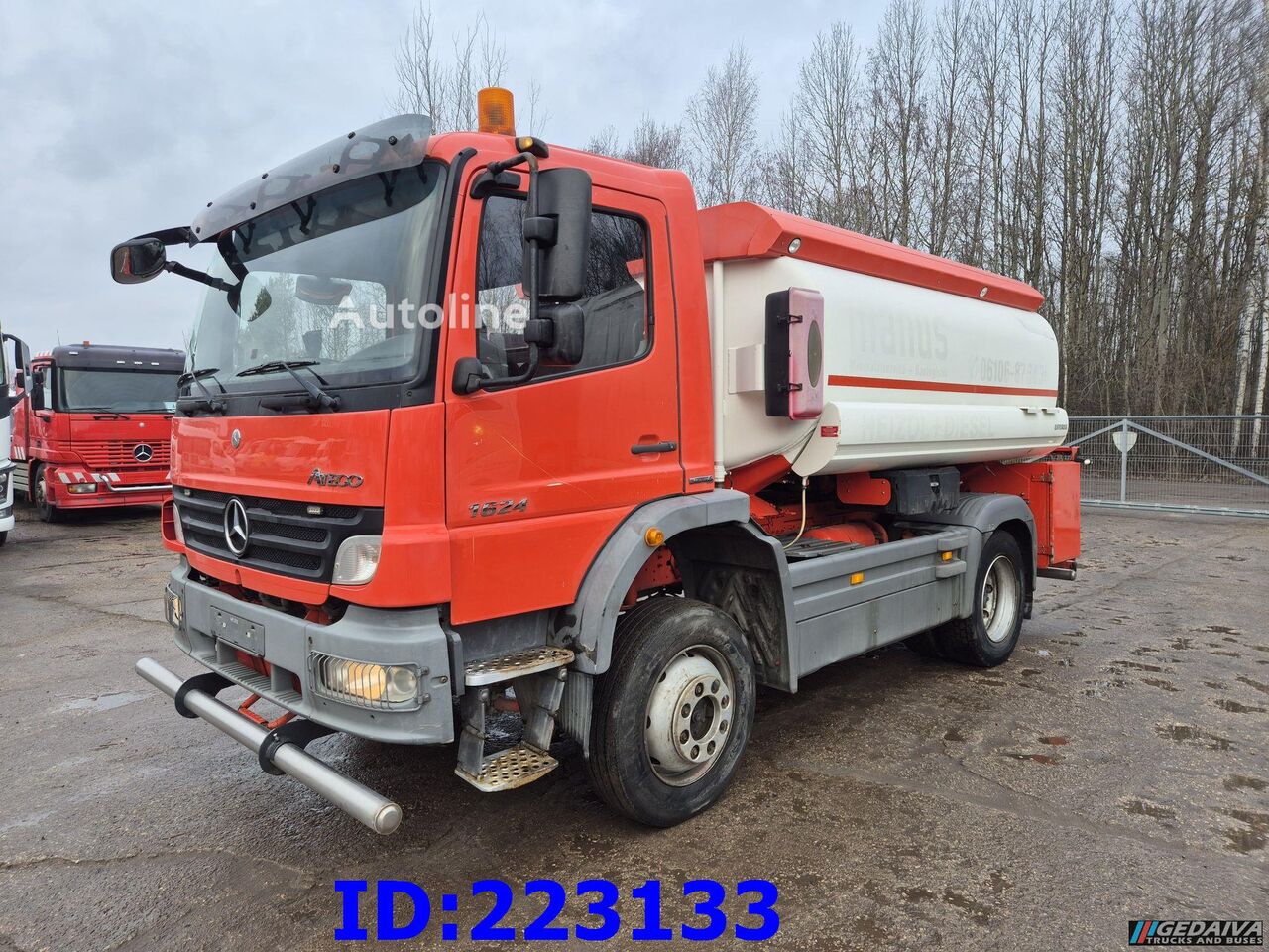 油罐车辆 Mercedes-Benz Atego 1624 - 4X4 - Water tank - Euro5