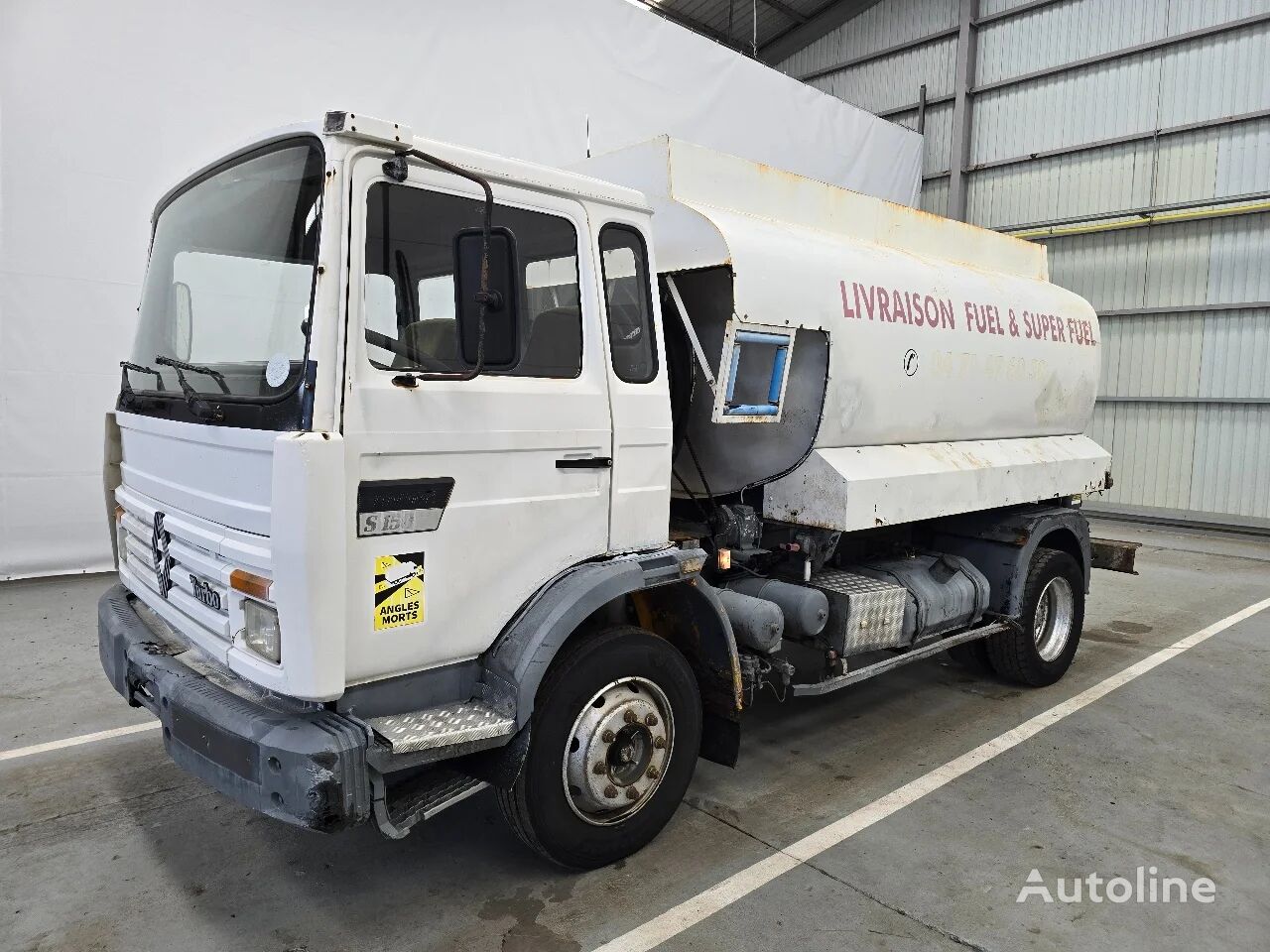 truk tanker Renault Midliner 150 S / 4000L + 3000L = 7000L / LAMMES - BLATT - SPRING