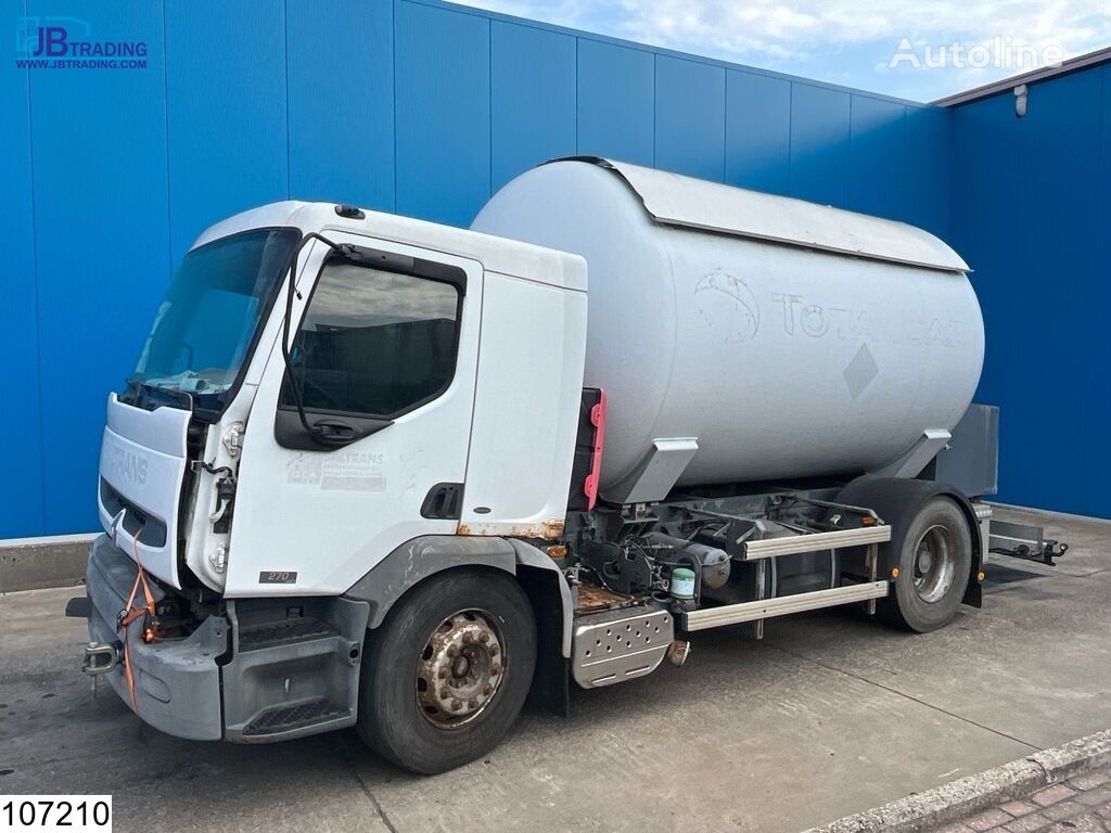 Renault Premium 250 16313 Liter, LPG GPL, Gastank, Suspension lames camión cisterna