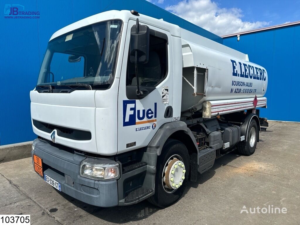 Renault Premium 250 FUEL, 13500 liter, 4 comp, Steel suspension camión cisterna