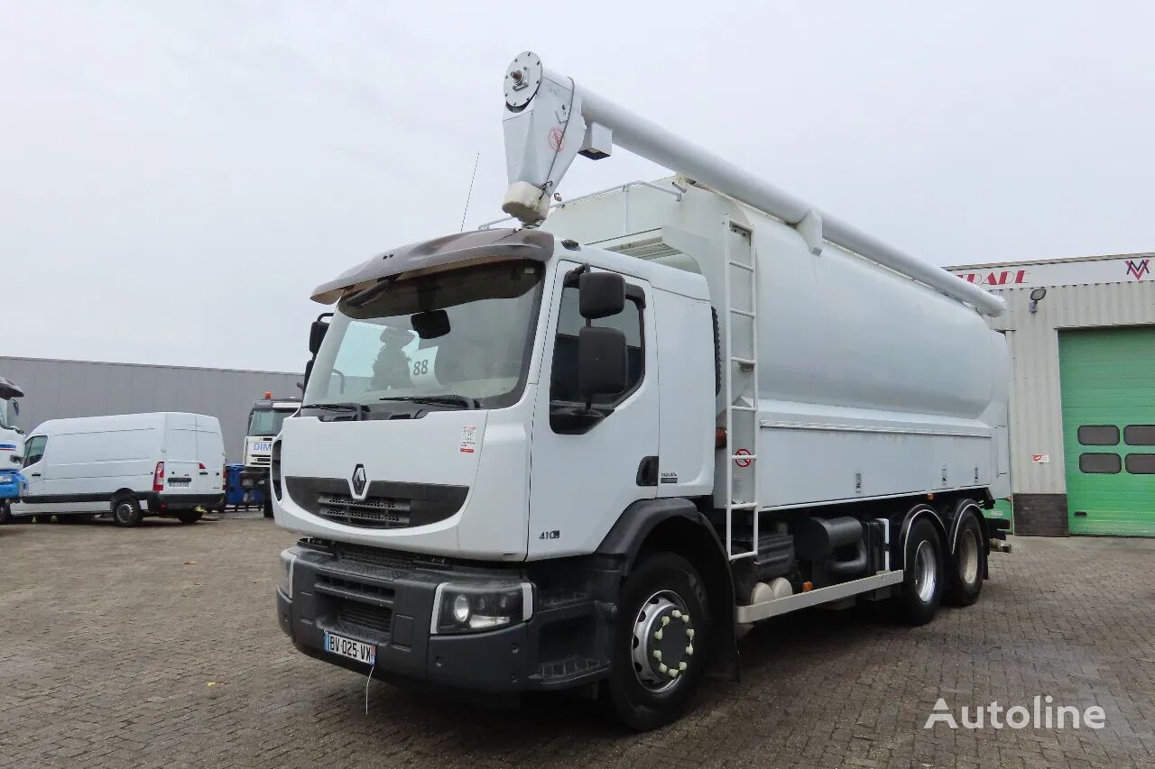 Renault Premium 410 LANDER , RETARDER, 6x4, Auger + Airco, sleecab, P-co Tankwagen