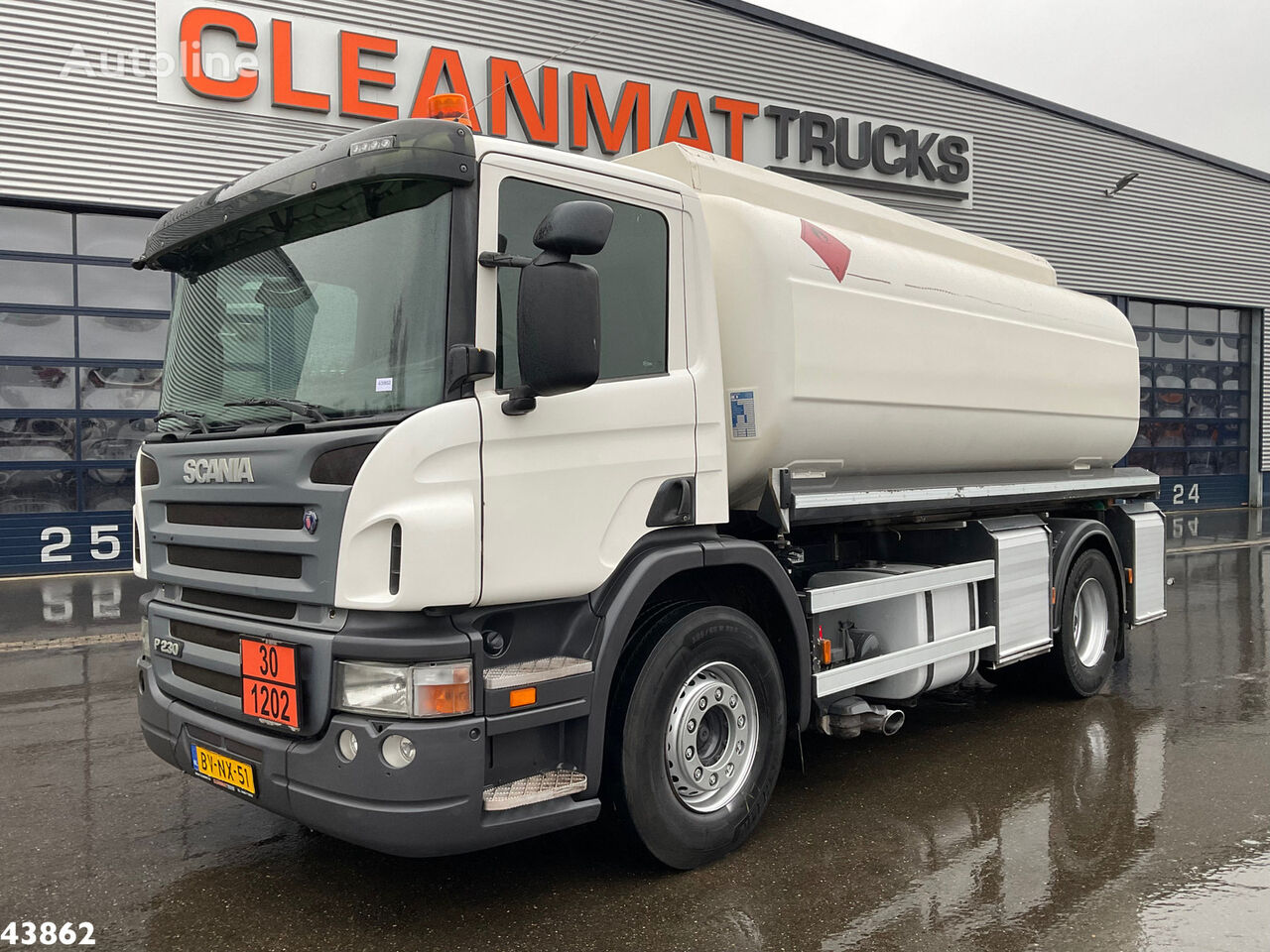 камион-цистерна Scania P 230 Euro 5 Dijssel 16m³ RVS Tankwagen