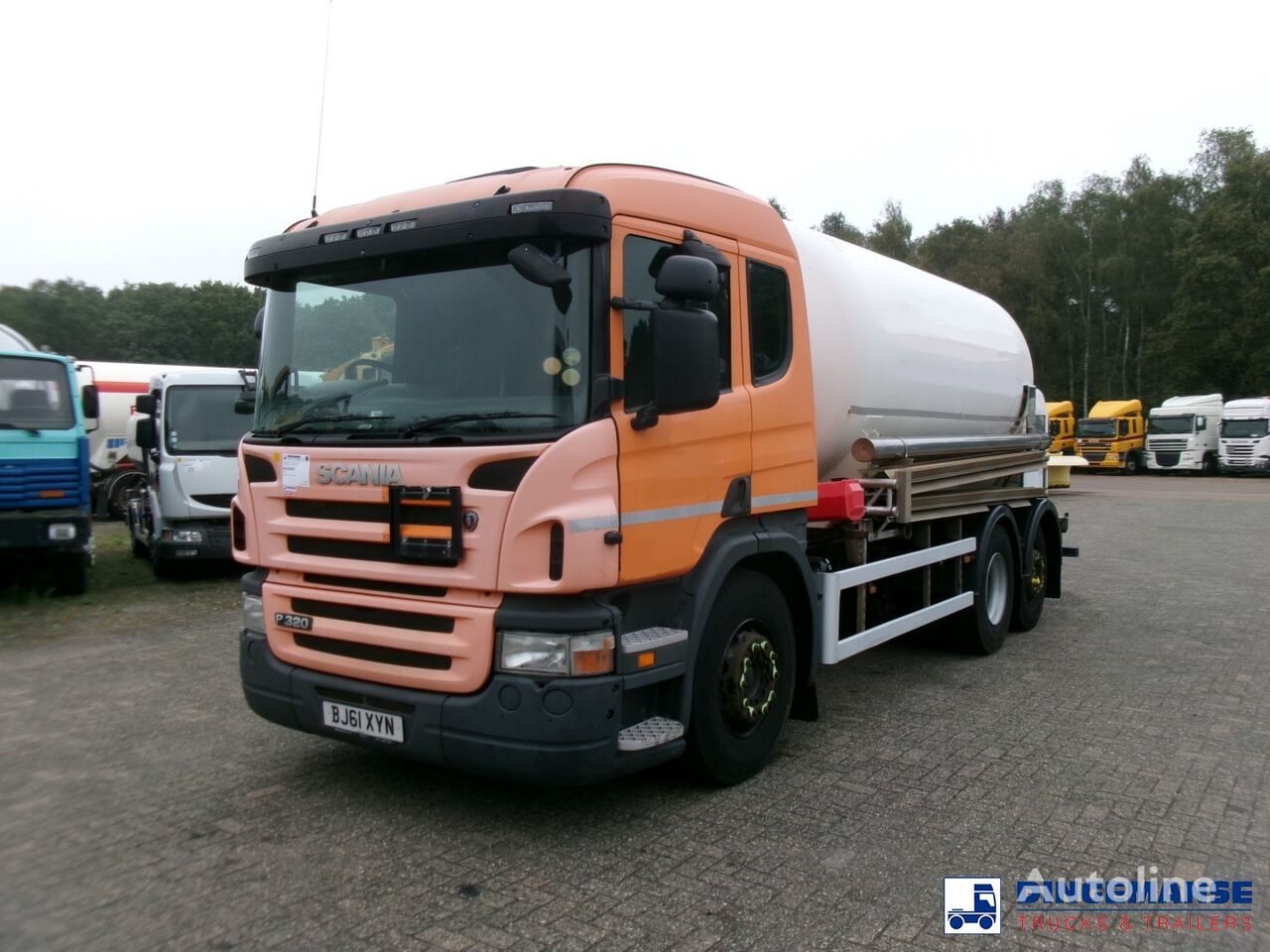 شاحنة الصهريج Scania P320 6X2 RHD Argon gas tank 9.4 m3