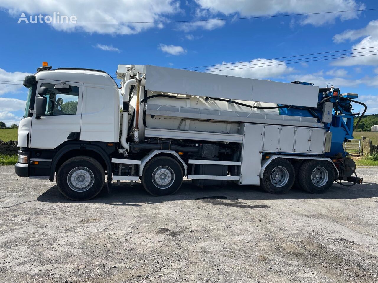 camião-tanque Scania P420 JETTER AND RECYLING TANKER