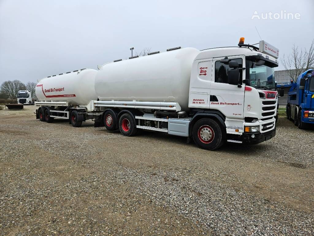 Scania R520 6x2 //V8// Silo - Pellets // 26.000 liter tanker truck