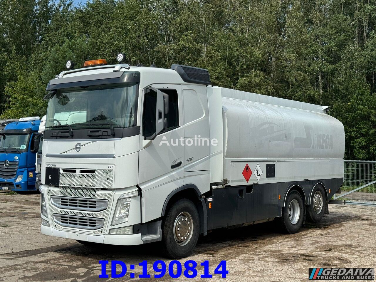 탱크트럭 Volvo FH13 500HP 6X2 Eur6 - 20m3