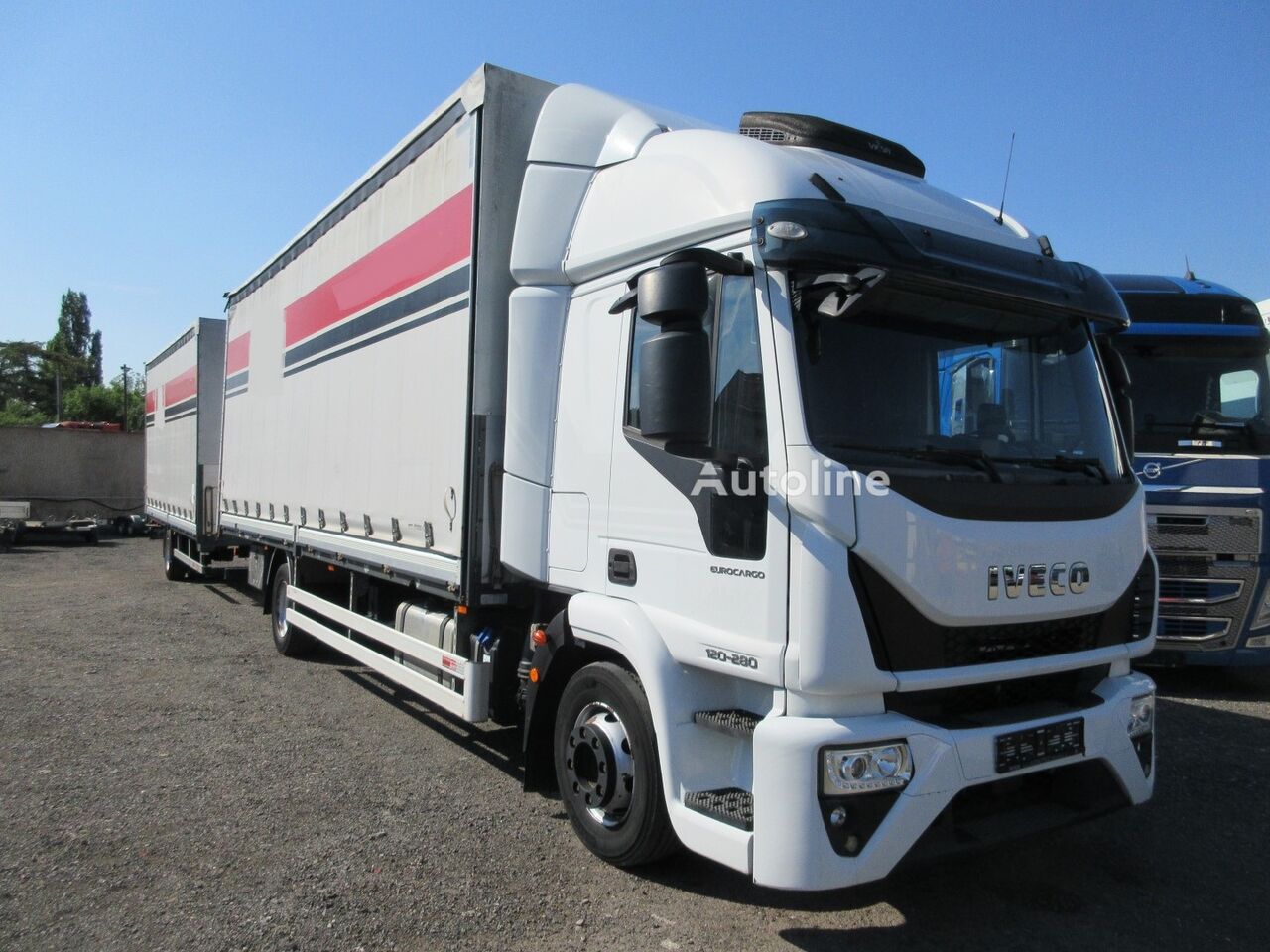IVECO EuroCargo 120 + SVAN tilt lastbil + tilt trailer - Autoline