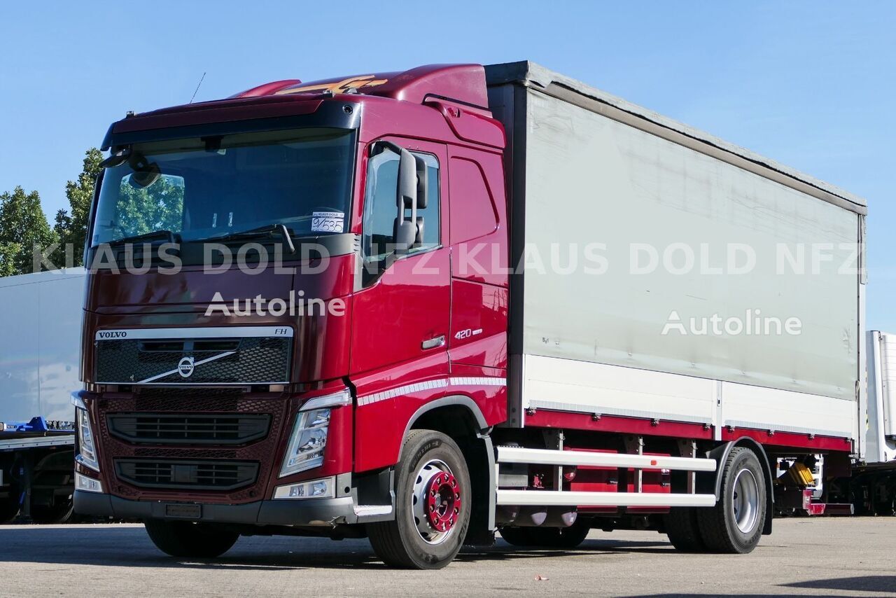 Тентованный грузовик Volvo FH 420 Curtain Side Truck / Drop Sides / Full Air Suspension / E - Autoline