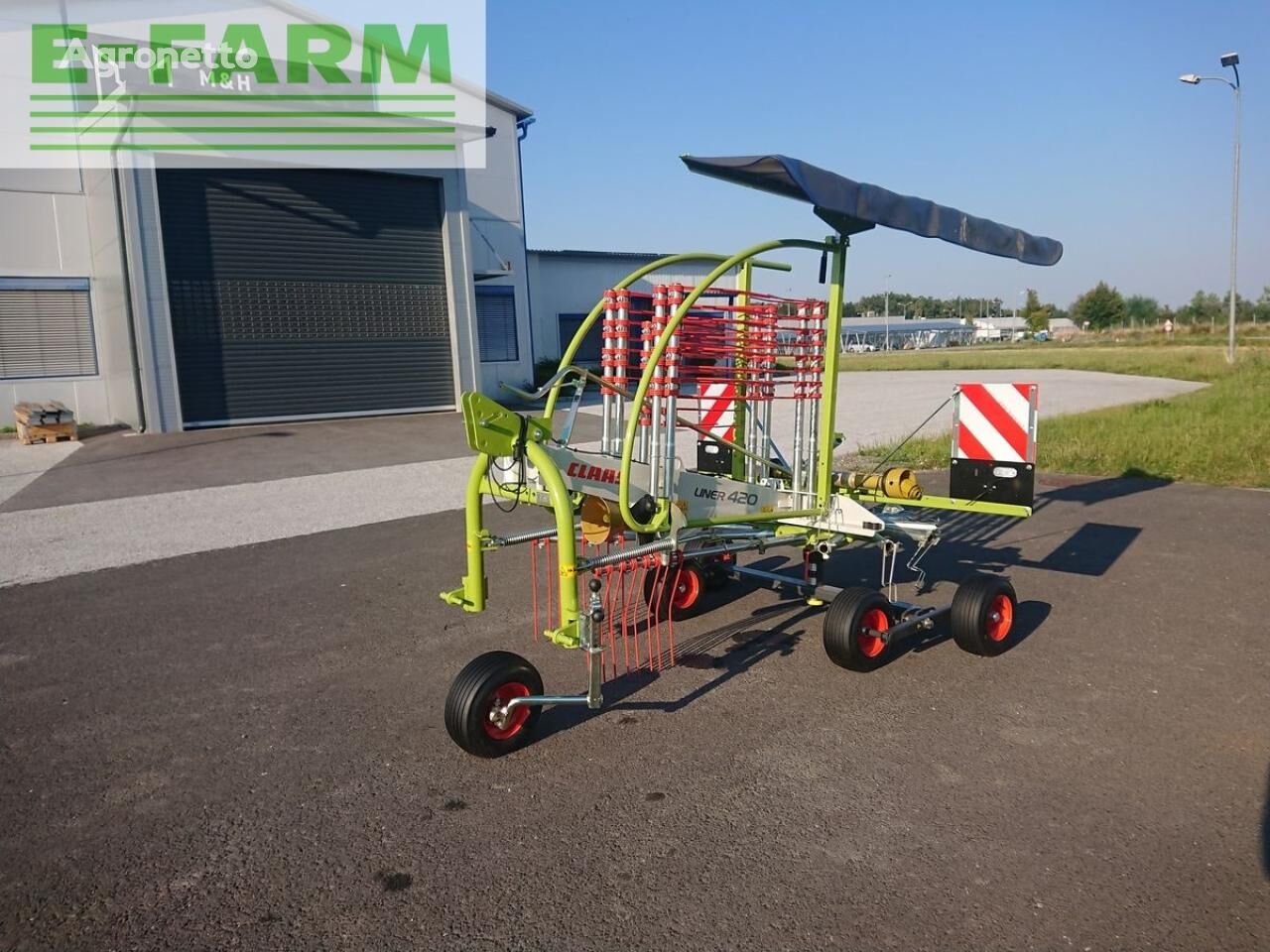 ماشین مخصوص پخش و خشک کردن علف درو‌شده Claas liner 370 tandem