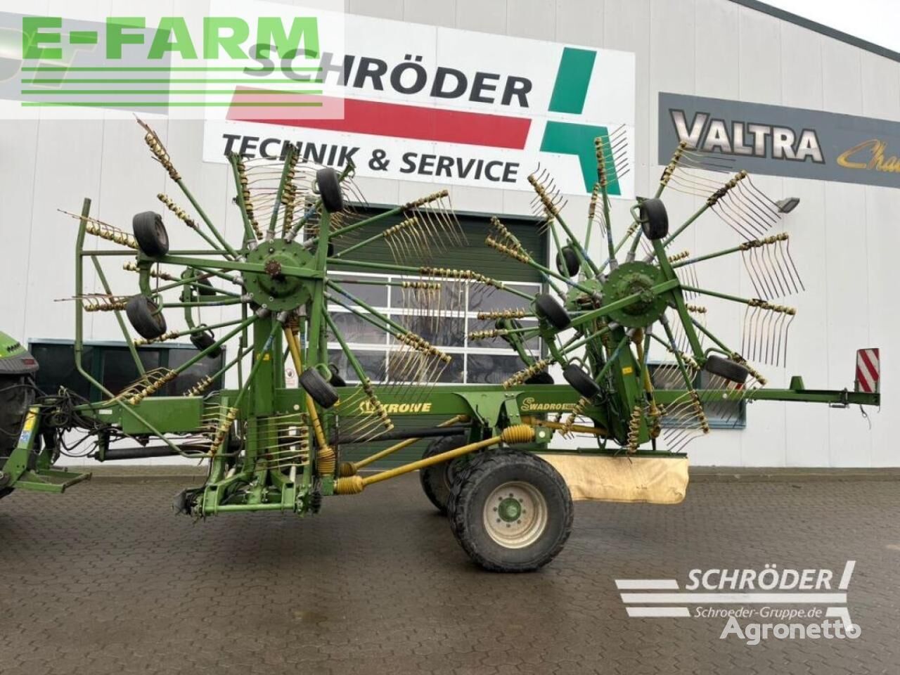 Krone swadro 1400 høyvender