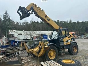 CAT TH580H Telescopic loader with crane arm cargadora telescópica