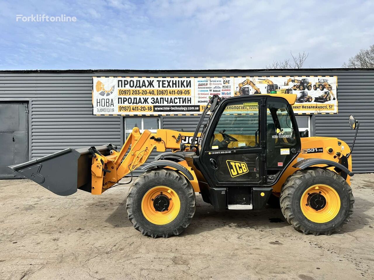 навантажувач телескопічний JCB 531-70