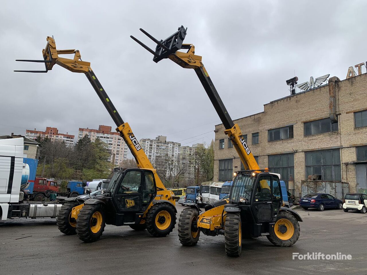 teleskopinis krautuvas JCB 531 70